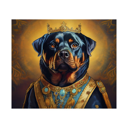 Rottweiler Renaissance Dog Portrait Art Print, Wall Decor Gift, Animal Lover Home Decor, Dog Wall Art