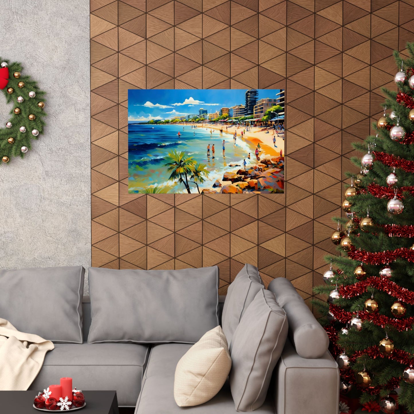 Manly Beach Australia Coastal Print | Style 1 | Wall Art | Wall Print