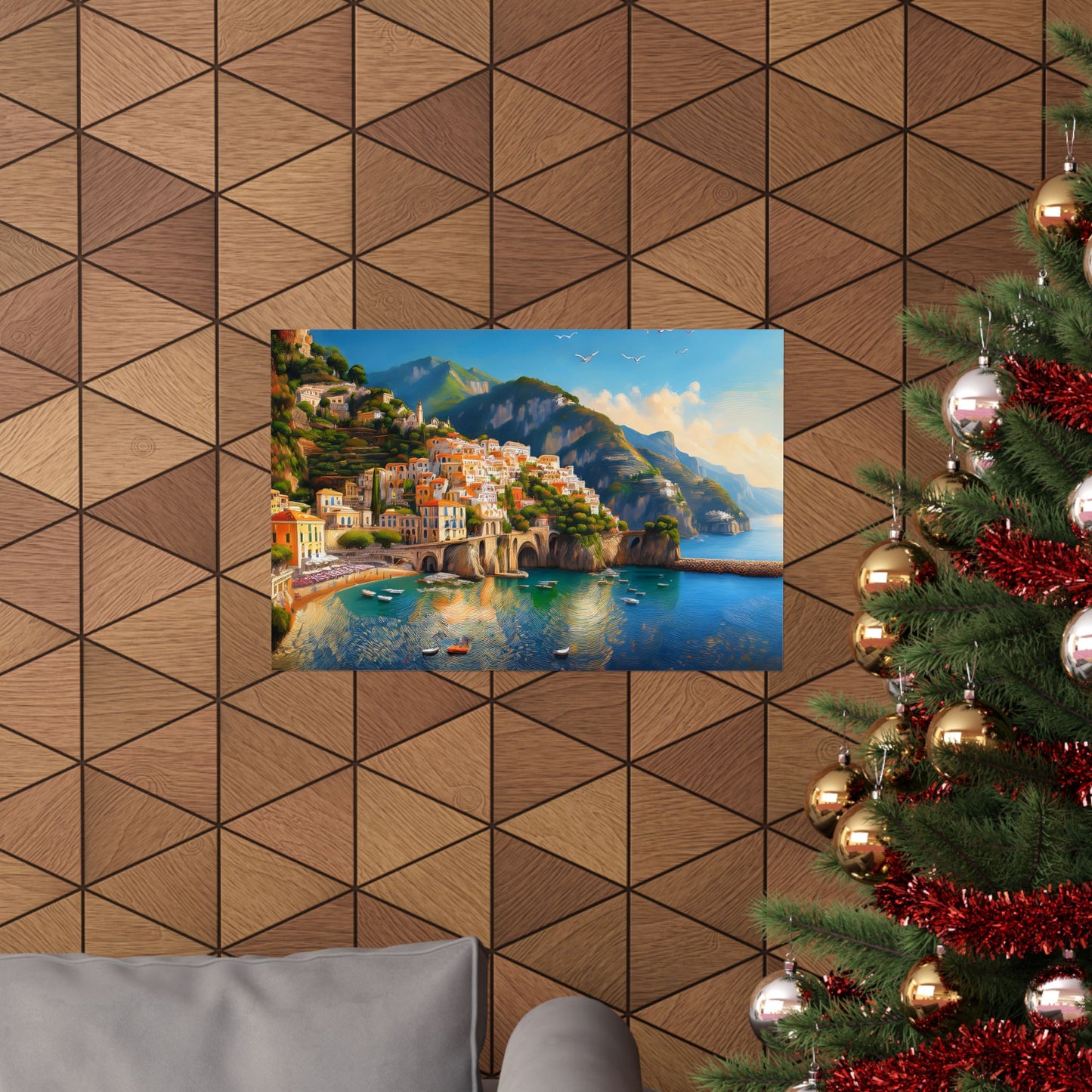 Amalfi Coast Italy Coastal Print | Style 1 | Wall Art | Wall Print