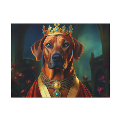 Rhodesian Ridgeback Renaissance Pet Portrait  on Canvas, wall art, wall print, dog portrait, dog art