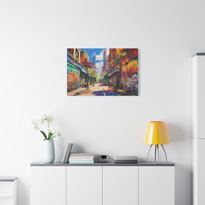 Melbourne Street Graffiti Australia on Canvas | Style 2 | Wall Art | Wall Print