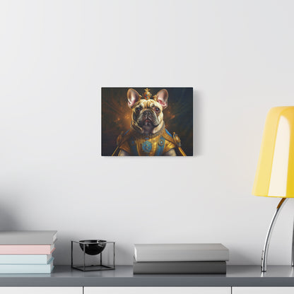 French Bulldog Renaissance Pet Portrait on Canvas | Wall Print | Wall Art | Dog Art