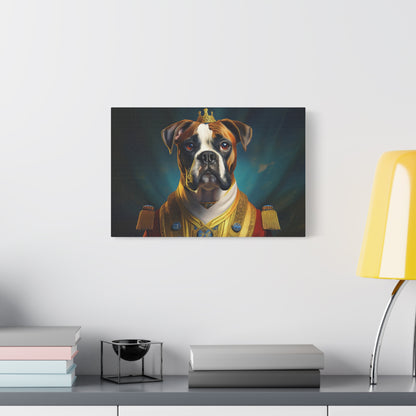 Boxer Renaissance Pet Portrait  on Canvas, wall art, wall print, dog portrait, dog art
