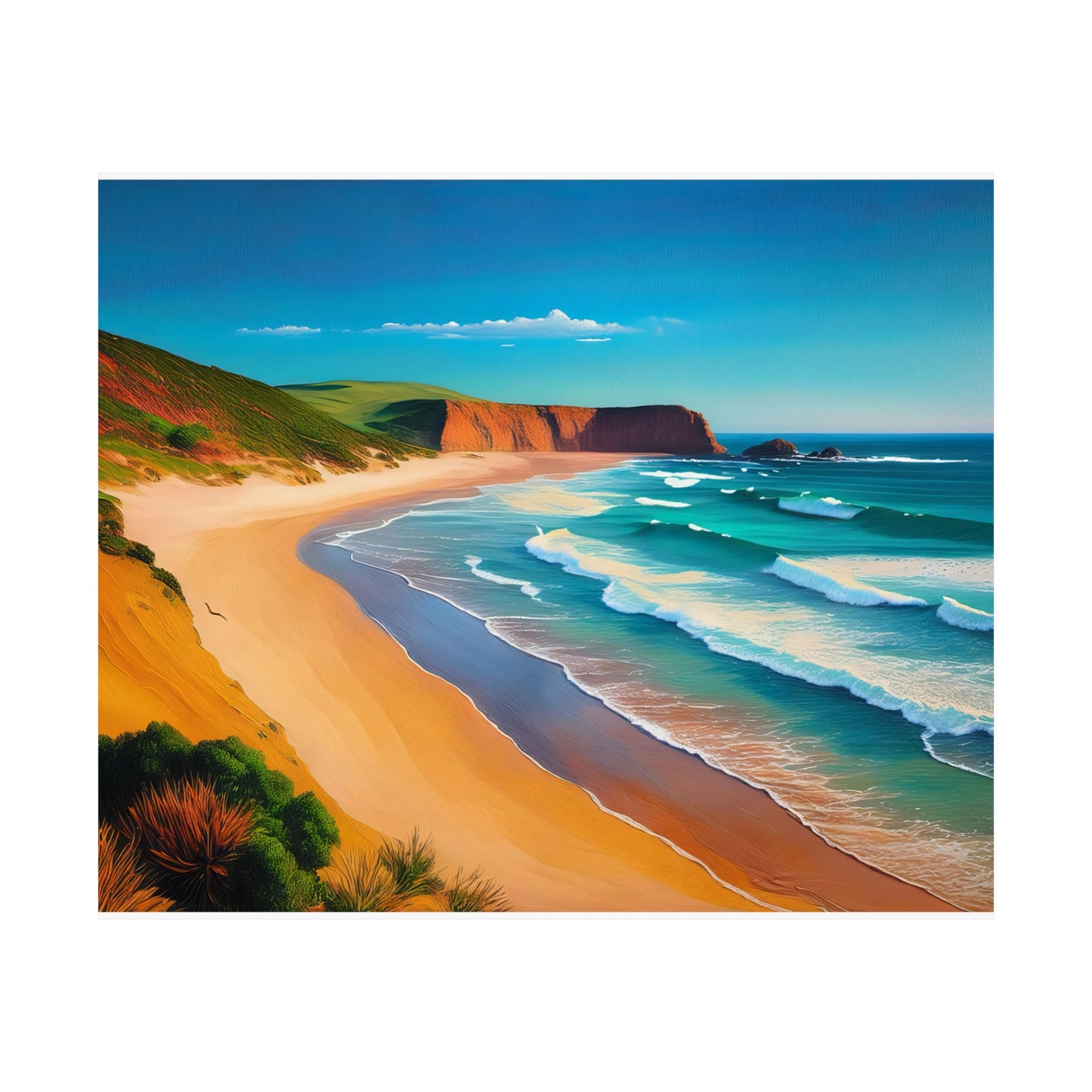 Bells Beach Australia Coastal Print | Style 1 | Wall Art | Wall Print