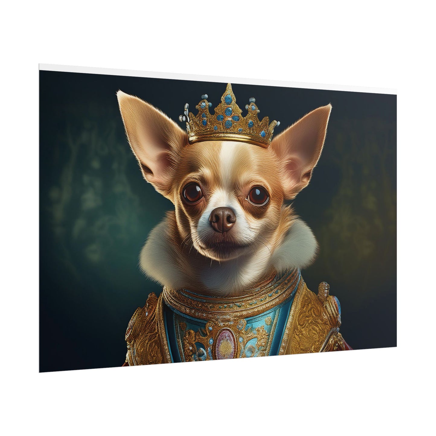 Chihuahua Dog Renaissance Pet Portrait Print | Wall print | Wall art