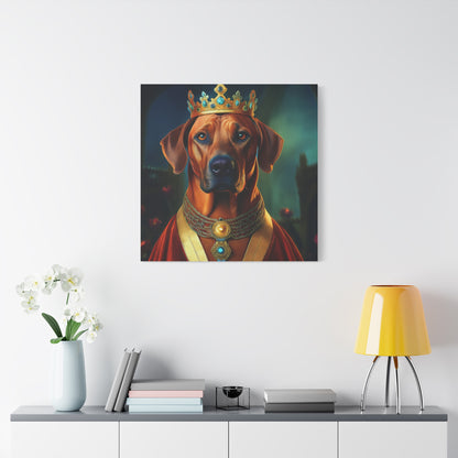 Rhodesian Ridgeback Renaissance Pet Portrait  on Canvas, wall art, wall print, dog portrait, dog art