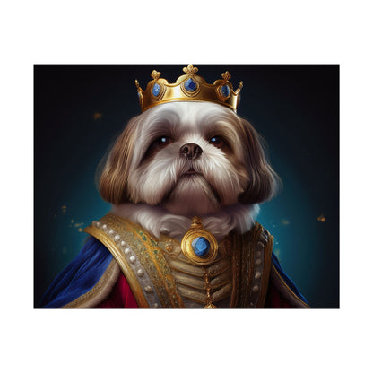 Shih Tzu Renaissance Pet Portrait Print | Dog Lover Wall Art | Dog Memorial Gift | Wall Art | Wall Print