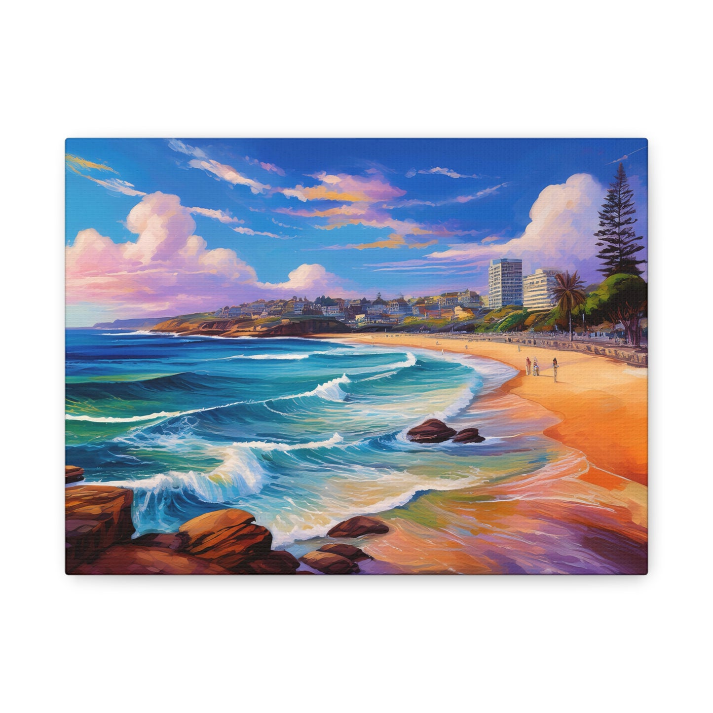 Coogee Beach Australia Coastal Canvas Art | Style 1 | Wall Art | Wall Print