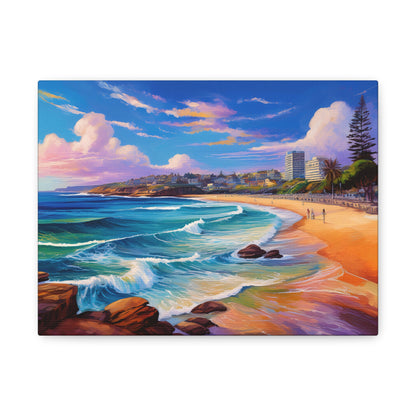 Coogee Beach Australia Coastal Canvas Art | Style 1 | Wall Art | Wall Print