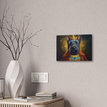 Scottish Terrier Renaissance Pet Portrait on Canvas | Wall art, wall print, dog portrait, dog art
