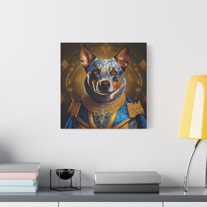 Australian Cattle Dog Renaissance Pet Portrait on Canvas | wall art |  wall print