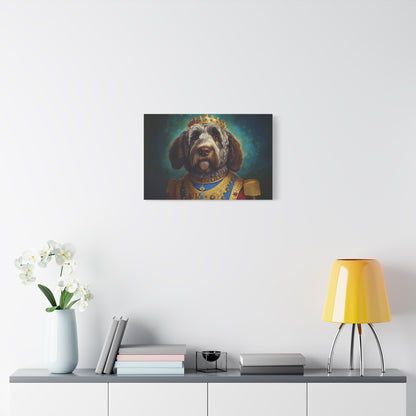 Portuguese Water Dog Renaissance Pet Portrait on Canvas | wall art | wall print
