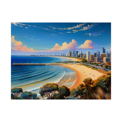 St Kilda Beach Australia Coastal Print | Style 1 | Wall Art | Wall Print