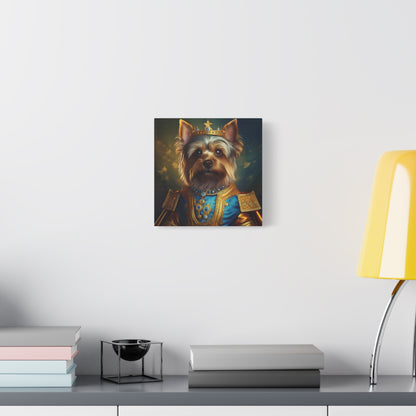 Yorkshire Terrier Renaissance Pet Portrait on Canvas | Wall Art | Wall Print | Dog Art