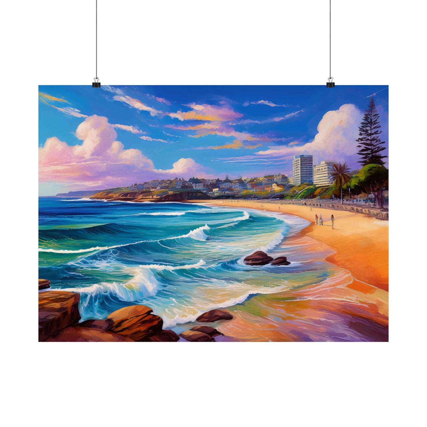 Coogee Beach Australia Coastal Print | Style 1 | Wall Art | Wall Print