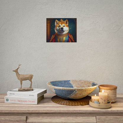 Shiba Dog Renaissance Portrait Print,  Art Print, Wall Decor Gift, Animal Lover Home Decor, wall prints, wall art