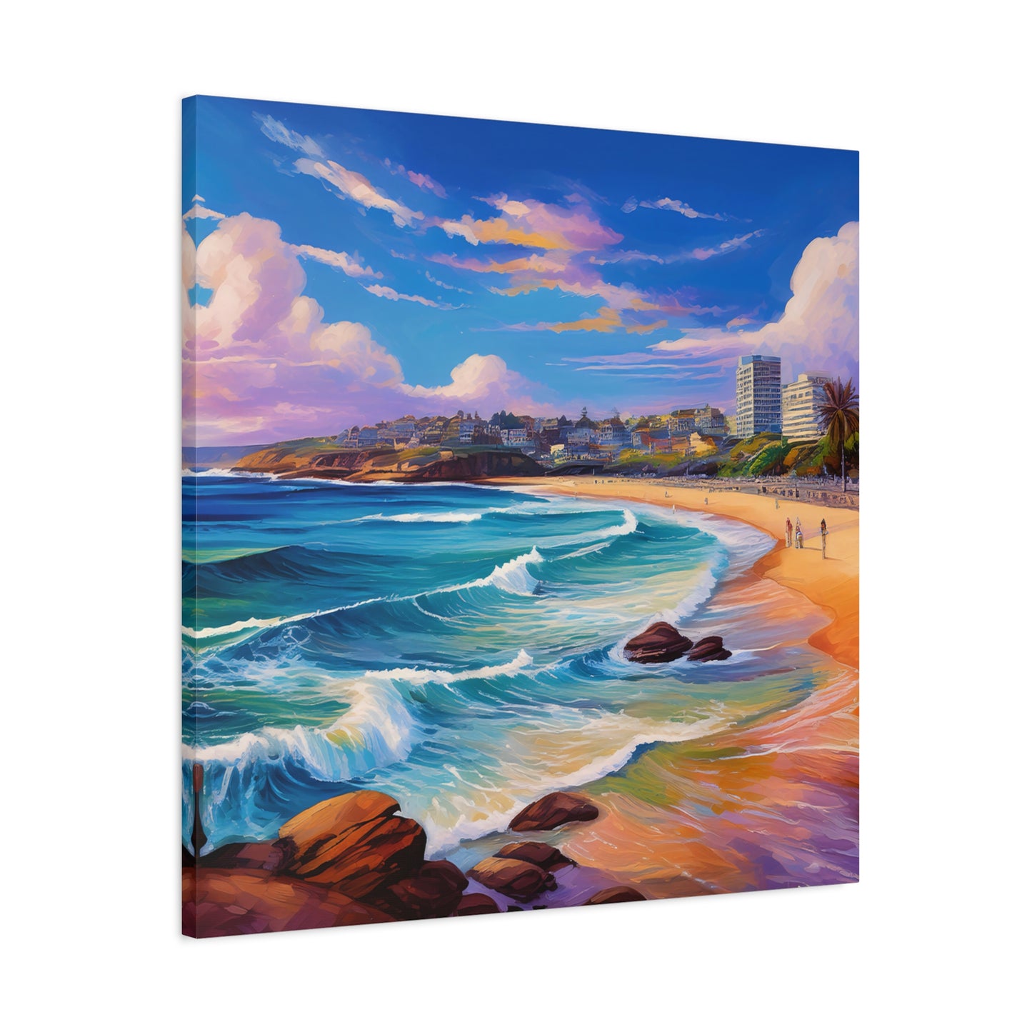Coogee Beach Australia Coastal Canvas Art | Style 1 | Wall Art | Wall Print
