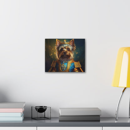 Yorkshire Terrier Renaissance Pet Portrait on Canvas | Wall Art | Wall Print | Dog Art