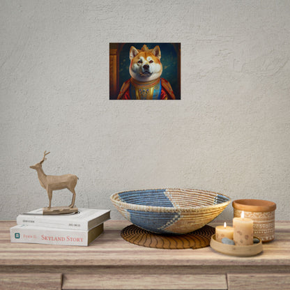 Shiba Dog Renaissance Portrait Print,  Art Print, Wall Decor Gift, Animal Lover Home Decor, wall prints, wall art