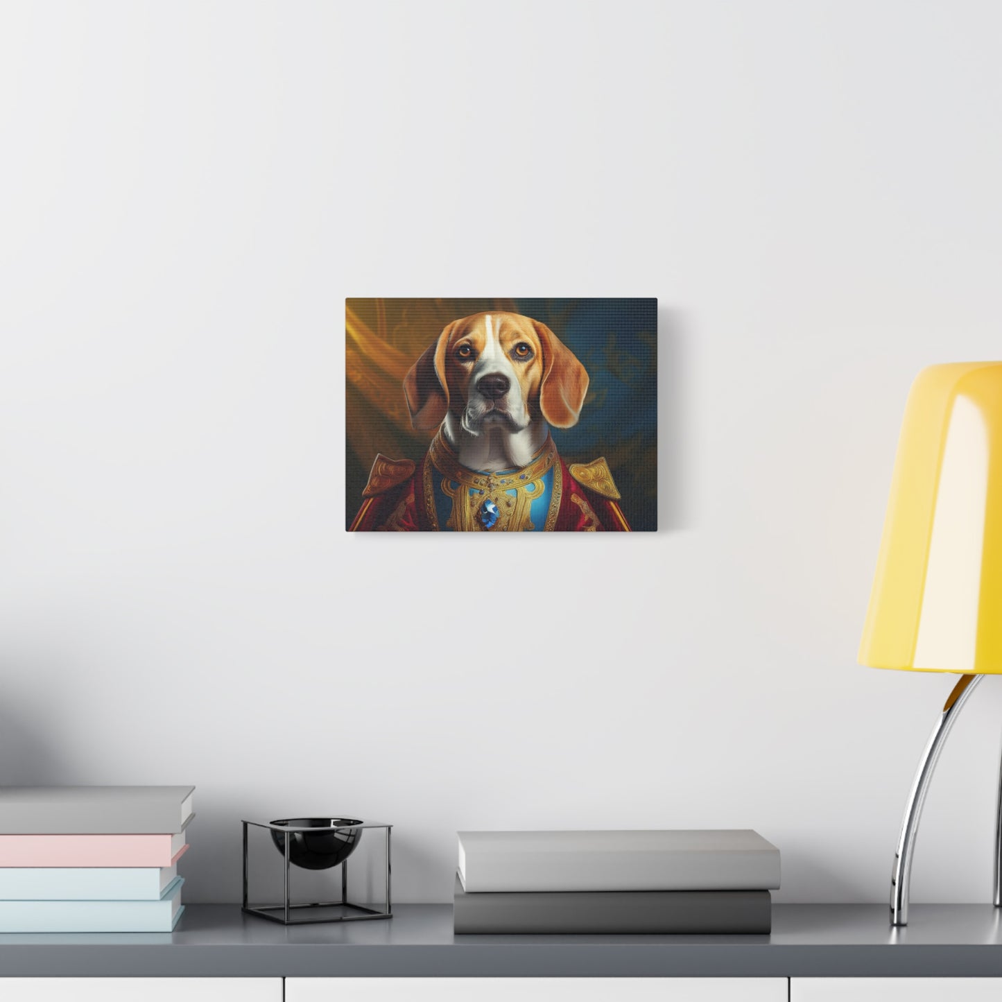 Beagle Renaissance Pet Dog Portrait  - Canvas, wall art, wall print, dog portrait, dog art