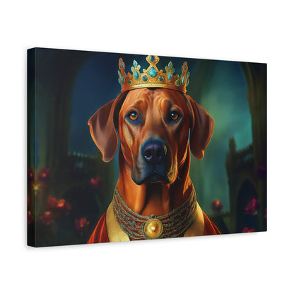 Rhodesian Ridgeback Renaissance Pet Portrait  on Canvas, wall art, wall print, dog portrait, dog art