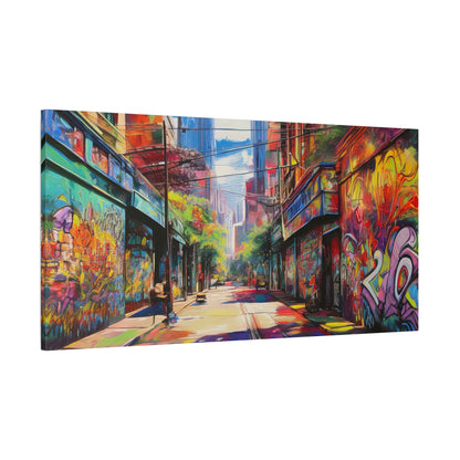 Melbourne Street Graffiti Australia on Canvas | Style 2 | Wall Art | Wall Print