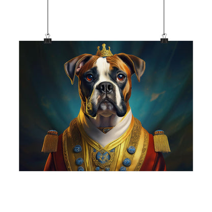Boxer Dog Renaissance Pet Portrait Print, Art Print, Wall Decor Gift, Animal Lover Home Decor, Dog Wall Art, wall art, wall prints