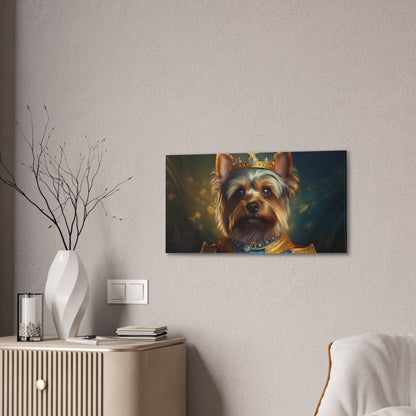 Yorkshire Terrier Renaissance Pet Portrait on Canvas | Wall Art | Wall Print | Dog Art