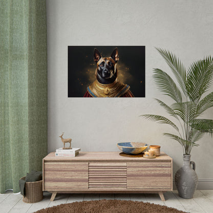 Belgian Malinois Renaissance Dog  Portrait Wall Print, Art Print, Art Print, Animal Lover Home Decor, Dog Wall Art, wall art