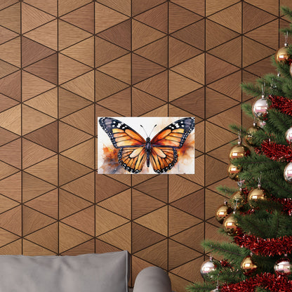 Orange Butterfly Alcohol Ink Wall Art | Butterfly wall art | Wall Art | Wall Print