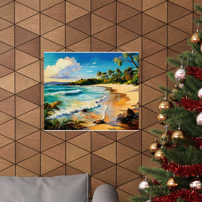Noosa Main Beach Australia Coastal Print | Style 1 | Wall Art | Wall Print