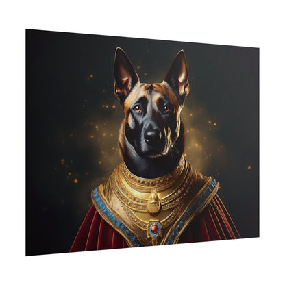 Belgian Malinois Renaissance Dog  Portrait Wall Print, Art Print, Art Print, Animal Lover Home Decor, Dog Wall Art, wall art