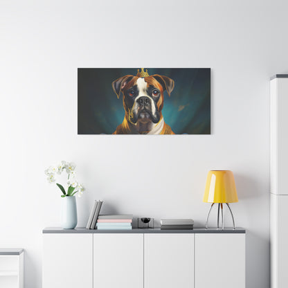 Boxer Renaissance Pet Portrait  on Canvas, wall art, wall print, dog portrait, dog art