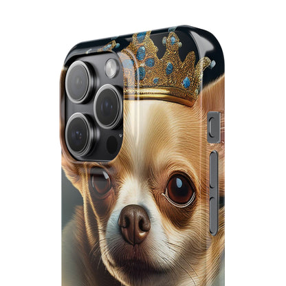 Chihuahua Renassaince Dog Portrait Slim Phone Case