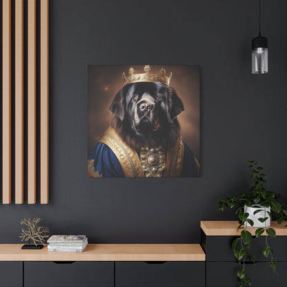 Newfoundland Renaissance Pet Portrait on Canvas | wall art | wall print