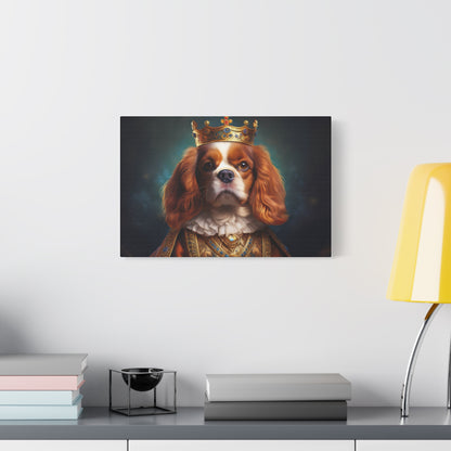 Cavalier King Charles Spaniel Renaissance Pet Portrait on Canvas | Wall art | wall print