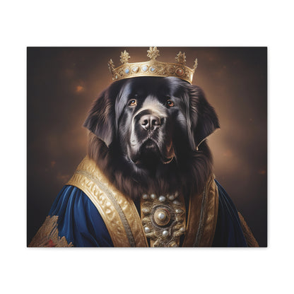 Newfoundland Renaissance Pet Portrait on Canvas | wall art | wall print