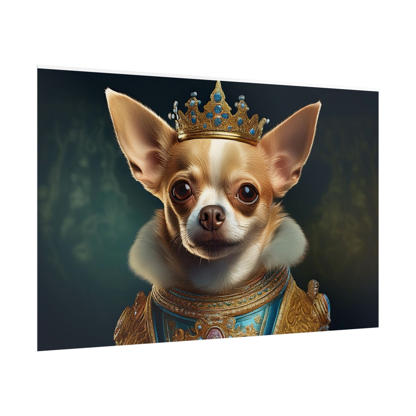 Chihuahua Dog Renaissance Pet Portrait Print | Wall print | Wall art