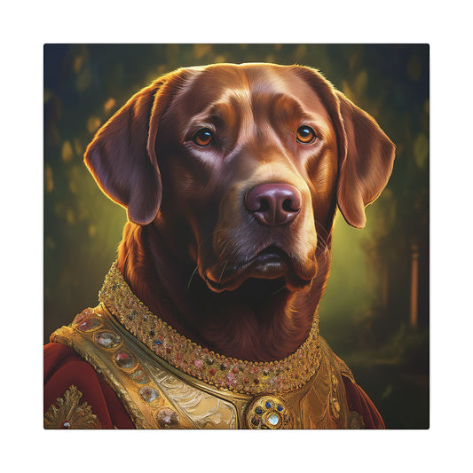 Chesapeake Bay Retriever Renaissance Pet Portrait - Canvas | Wall Art | Wall Print | Dog Art