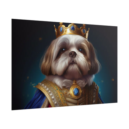 Shih Tzu Renaissance Pet Portrait Print | Dog Lover Wall Art | Dog Memorial Gift | Wall Art | Wall Print