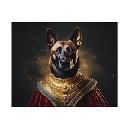 Belgian Malinois Renaissance Dog  Portrait Wall Print, Art Print, Art Print, Animal Lover Home Decor, Dog Wall Art, wall art