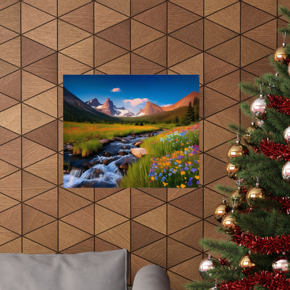 Rocky Mountains Mountain Flora  Art Print | Wall Art | Wall Print | Mountains Wall Art