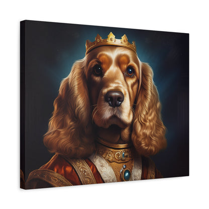 Cocker Spaniel Renaissance Pet Portrait on Canvas | Wall art | wall print
