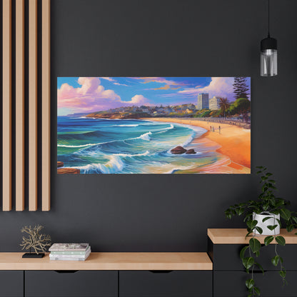 Coogee Beach Australia Coastal Canvas Art | Style 1 | Wall Art | Wall Print