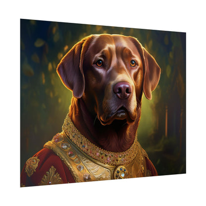 Chesapeake Bay Retriever Dog Renaissance Pet Portrait Print, Animal Lover print, Dog Wall Art, wall print, wall art