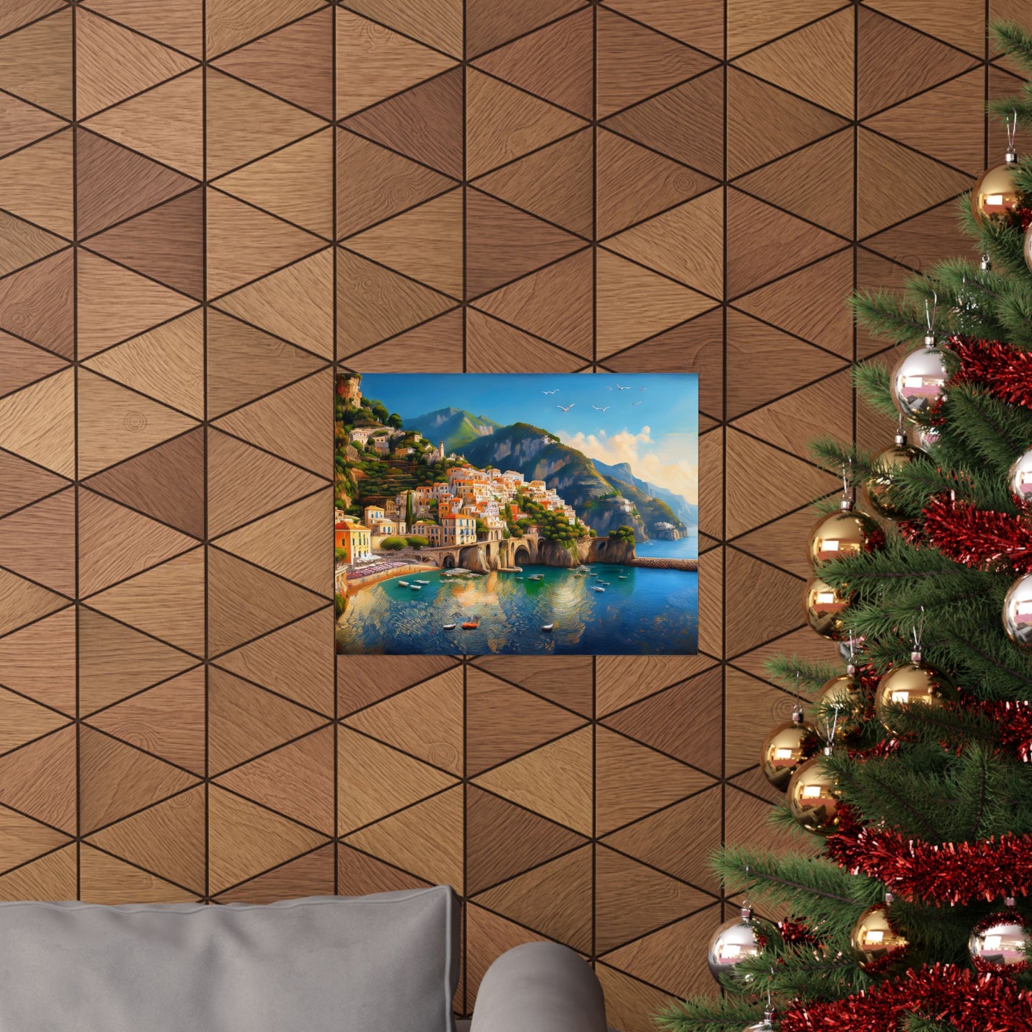 Amalfi Coast Italy Coastal Print | Style 1 | Wall Art | Wall Print