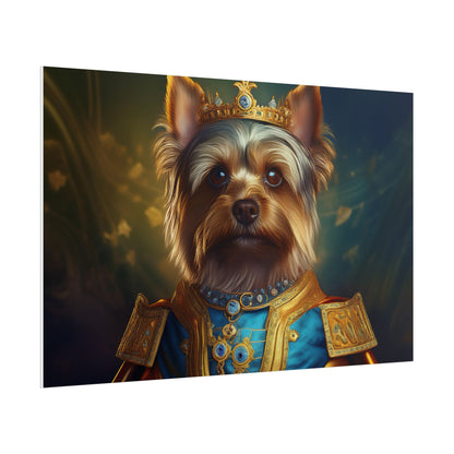 Yorkshire Terrier Dog Renaissance Pet Portrait Print | Wall Art | Wall Print | Dog Art