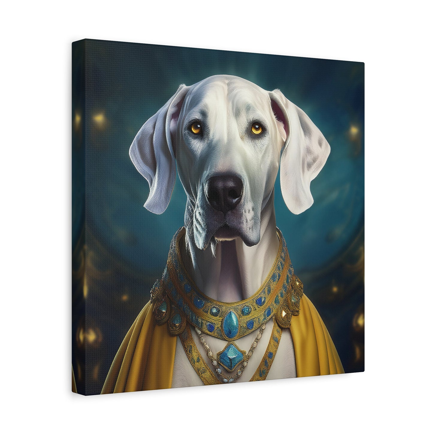 Great Dane Pet Portrait Renaissance - Canvas, wall art, wall print, dog portrait, dog art