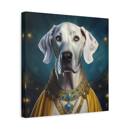 Great Dane Pet Portrait Renaissance - Canvas, wall art, wall print, dog portrait, dog art