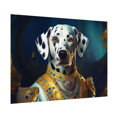 Dalmation Dog Renaissance Pet Portrait Wall Print | Art Print | Wall Art | Dog Art